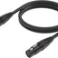 Cable XLR hembra a hembra 33 pies para audio