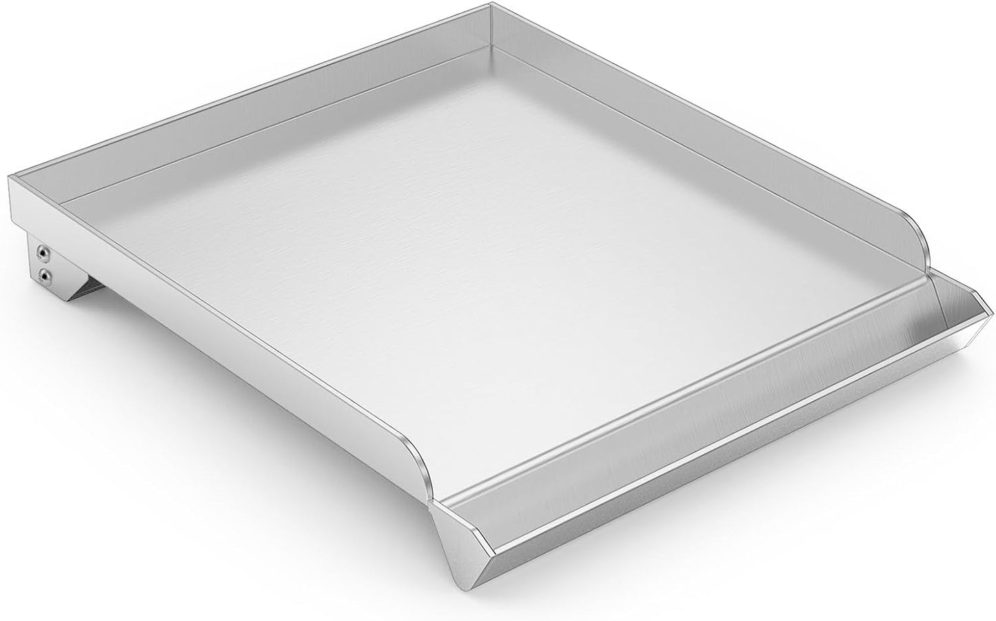 Plancha acero inox para quemador lateral parrilla gas 11x13pulg