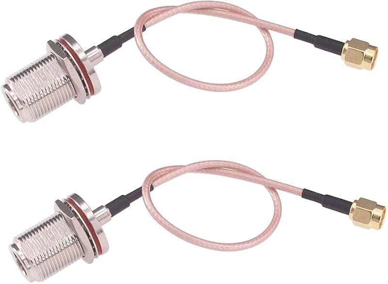 2 Pzas Adaptador SMA a N Coaxial 7.9pulg