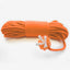 Cuerda campamento nailon trenzado 0.354pulg 50ft color naranja
