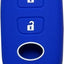 Funda llavero Toyota Highlander 3 botones azul