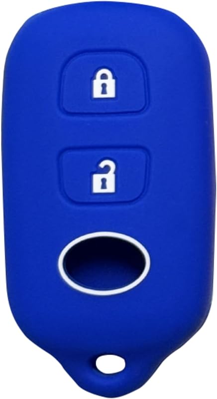 Funda llavero Toyota Highlander 3 botones azul