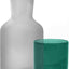 Set jarra y taza vidrio sin BPA bebidas gris
