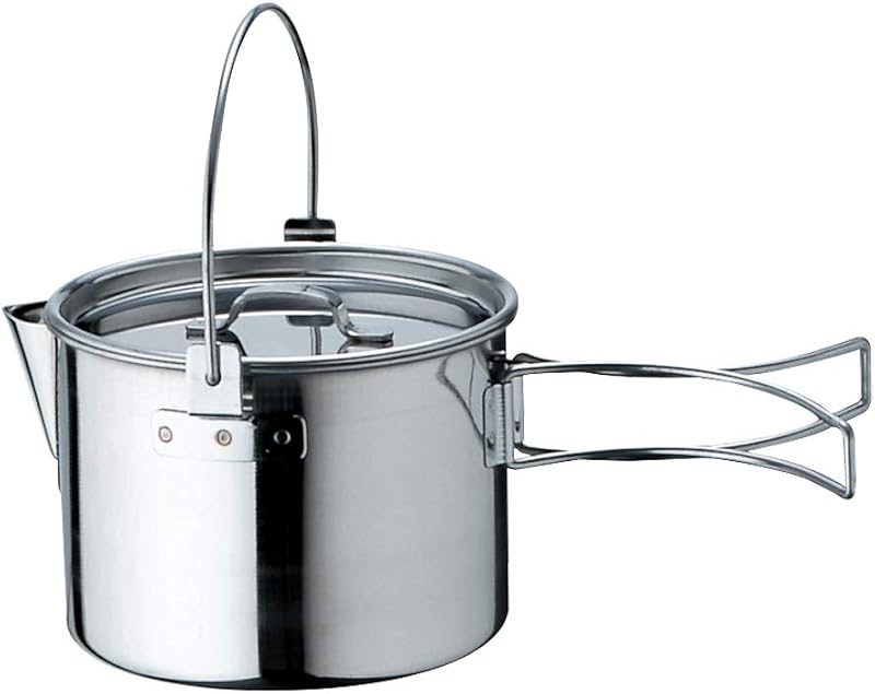Hervidor acero inox para camping y senderismo