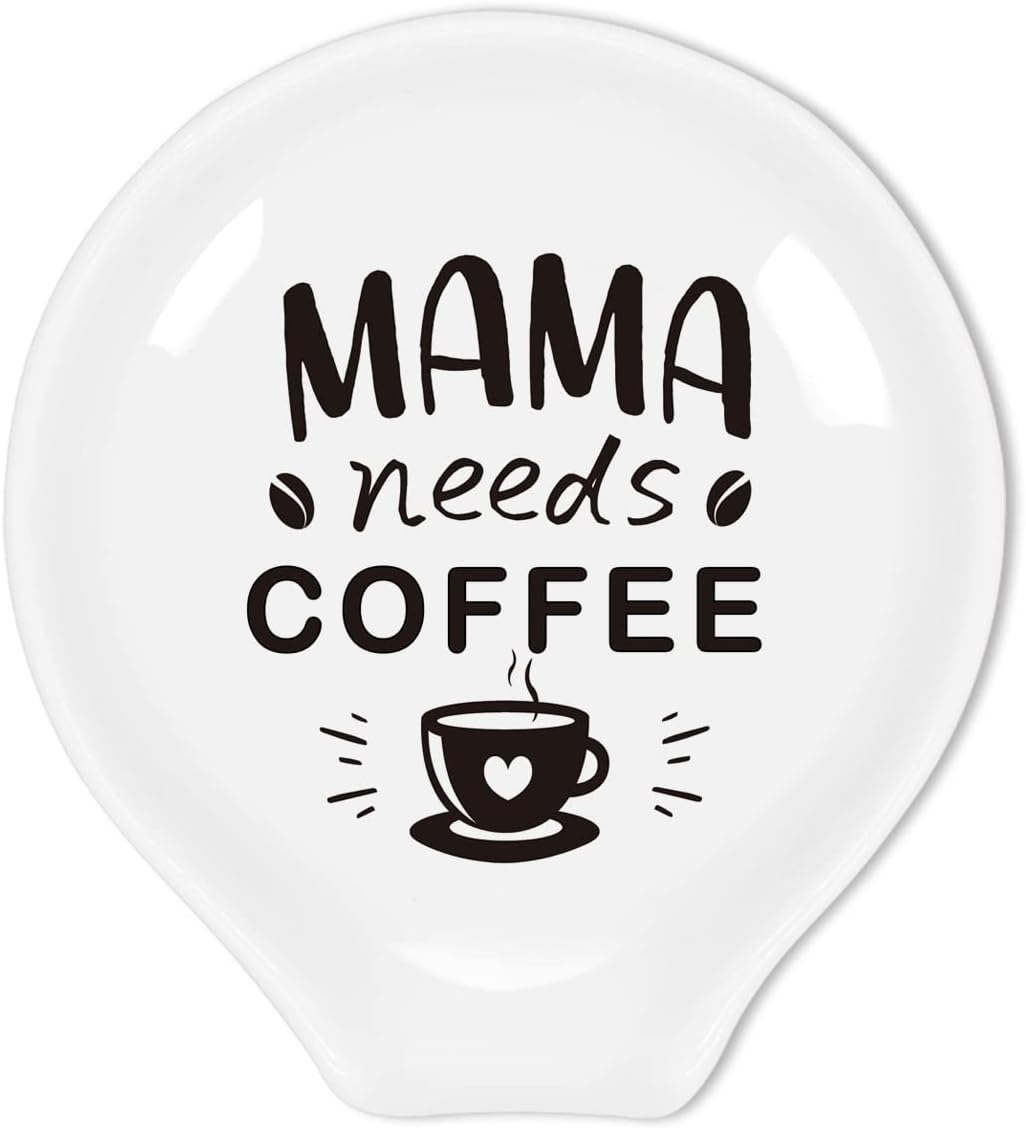 Soporte cuchara café cerámica regalo amantes café