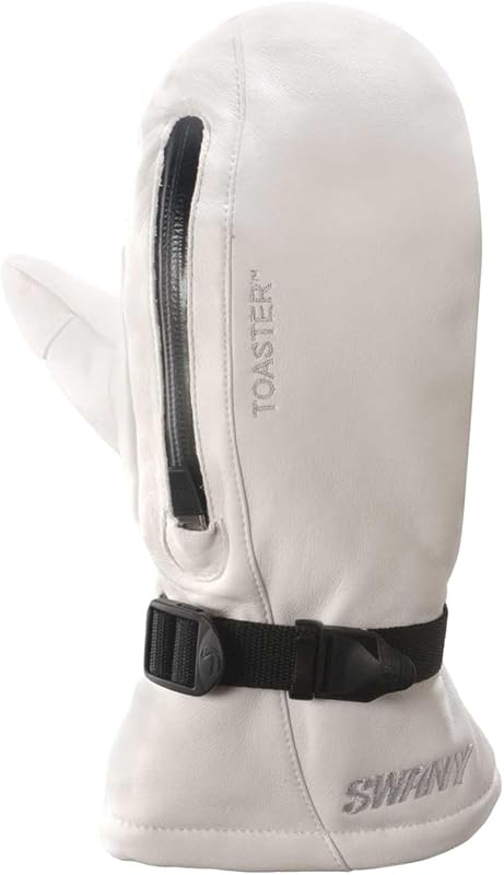 Guantes esquí cuero pantalla táctil hombre forro polar