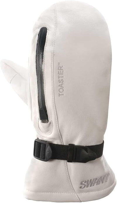 Guantes esquí cuero pantalla táctil hombre forro polar