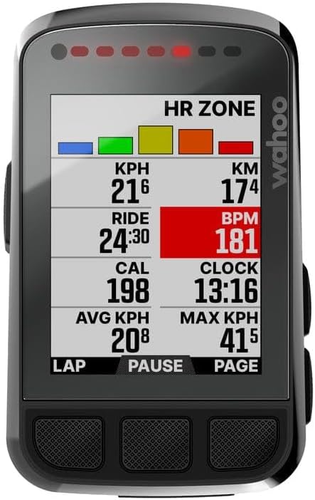Computadora GPS Wahoo Elemnt Bolt para bicicleta negro
