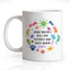 Taza cerámica doble cara 11oz regalo microbiología