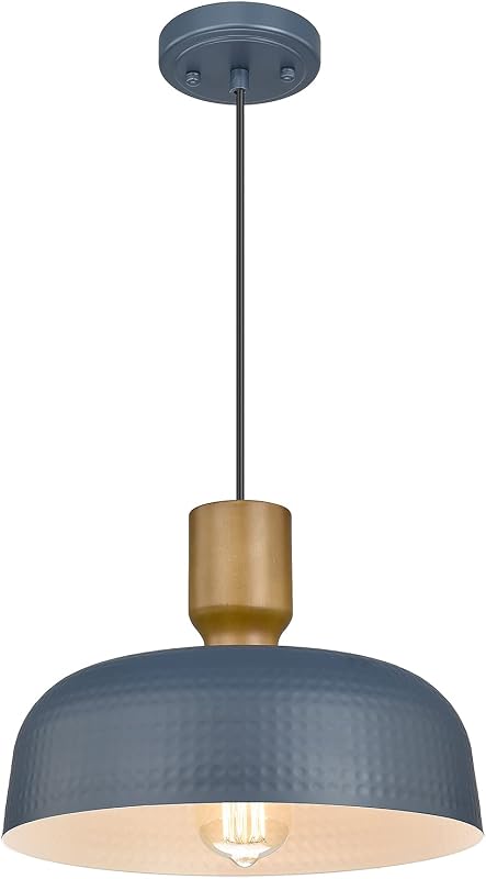 Lámpara colgante moderna pantalla metal martillado isla