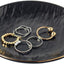 Bandeja cerámica soporte anillos joyería decoración hogar