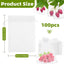 100 Bolsas Red Frutas 4x6pulg Con Cordón Reutilizables