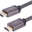 Cable HDMI 2.1 trenzado 8K 60Hz 48Gbps 3 pies negro/gris