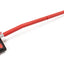 Cepillo extensible para coches con cubierta microfibra rojo