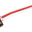 Cepillo extensible para coches con cubierta microfibra rojo