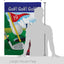 Bandera jardín vertical golf 28x40pulg multicolor
