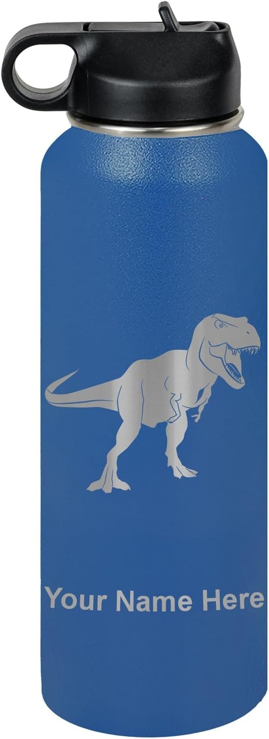 Botella agua acero inox doble pared popote 40oz azul