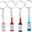 Llavero soju miniatura 6 pzas acrílico varios colores