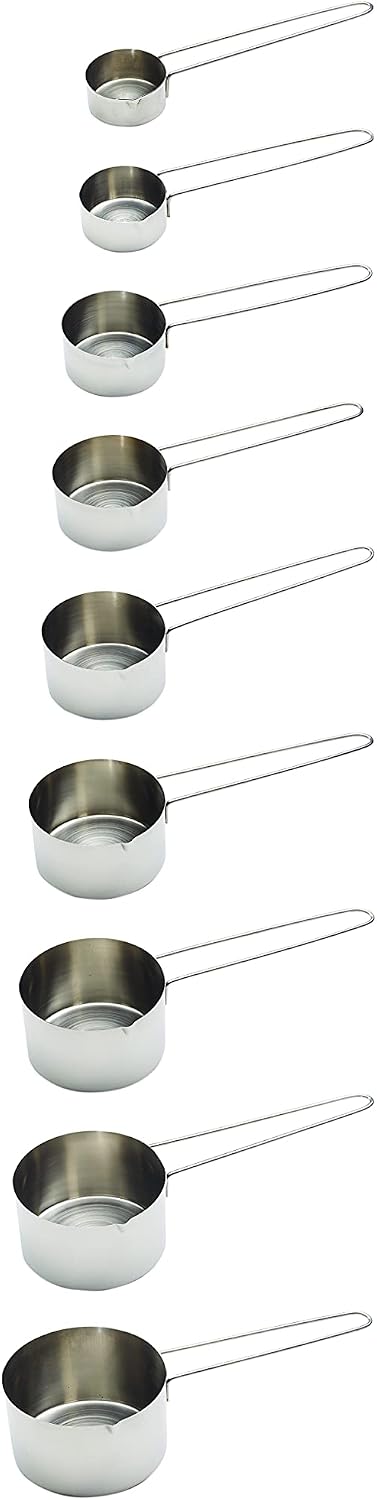 Taza medidora acero inox MCL200 2 Pzas