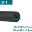 Manguera combustible NBR 3/16 de nailon trenzado 5ft