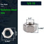 Tuercas hexagonales acero inox 1/2-13 pack 10