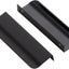 Set 20 Tiradores Borde Negro Mate 96mm para Cajones Cocina