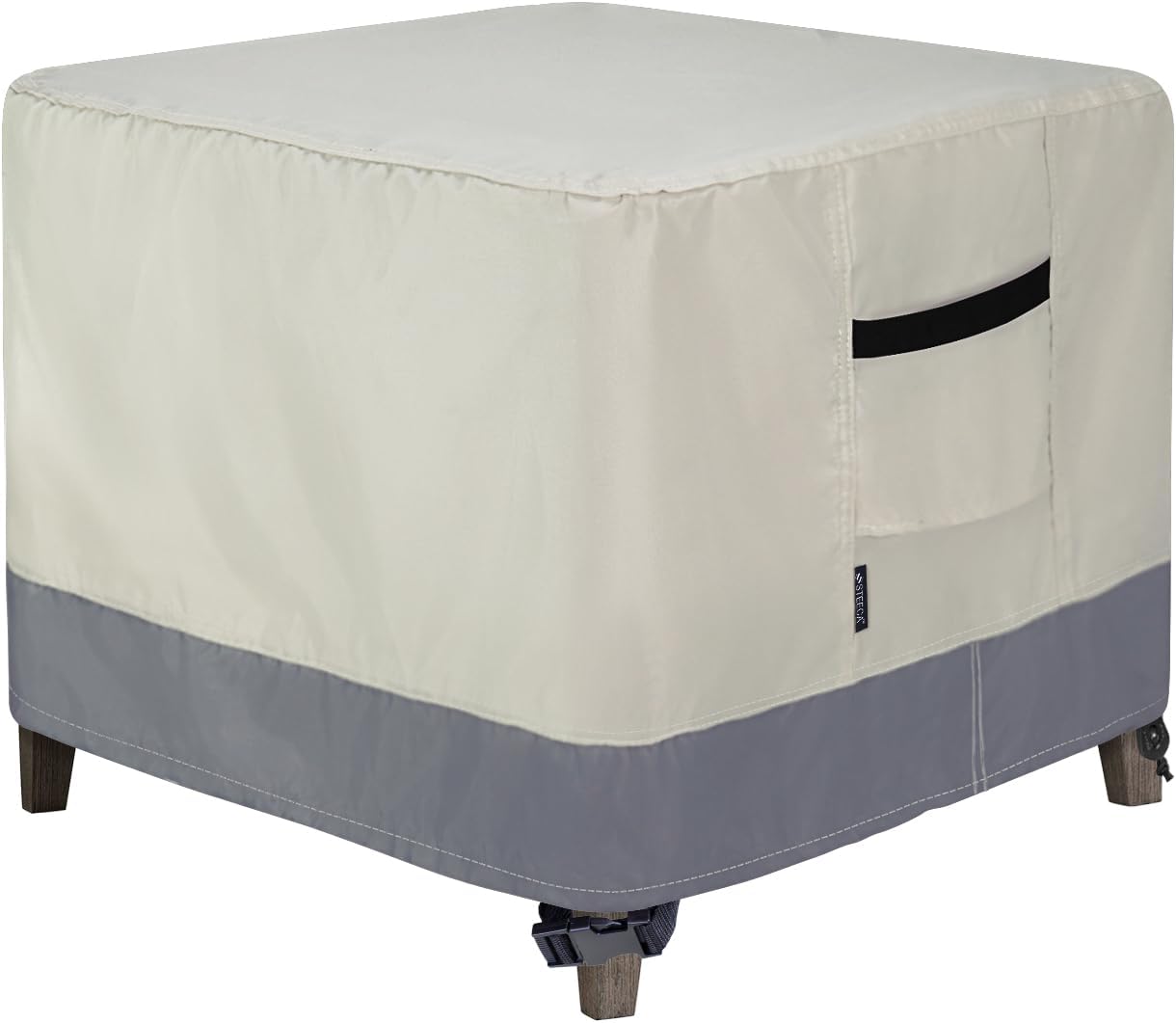Funda otomana para patio impermeable 32x32x17"