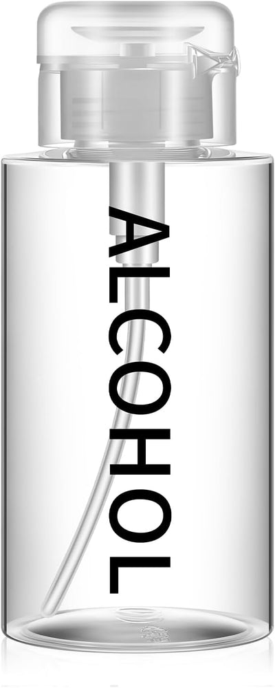 Botella dispensadora alcohol 6.7oz vacía recargable