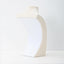 Soporte collares terciopelo beige 11"