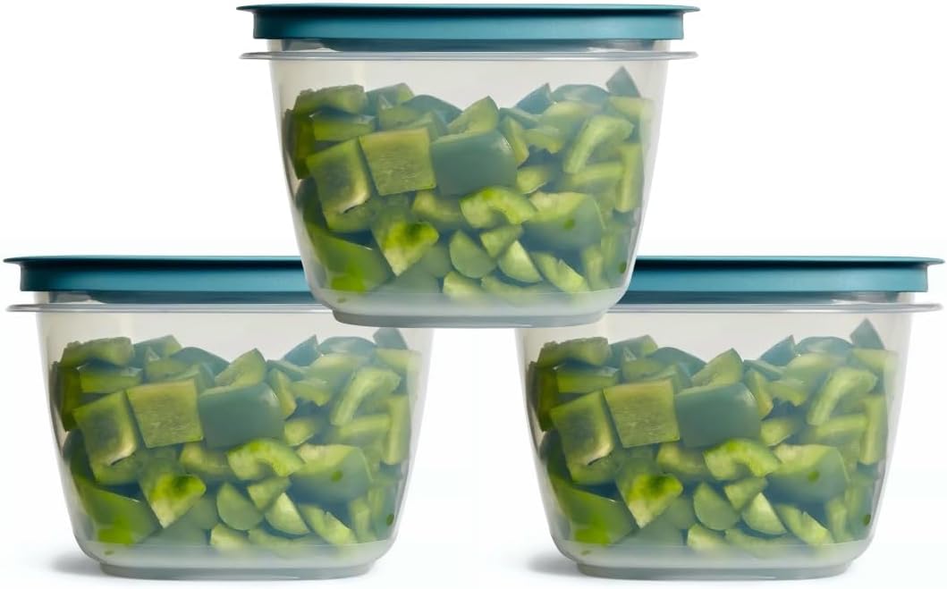 Set 3 Recipientes Flex & Seal Transparentes 7 Tazas