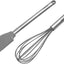 Set 2 Pzas para Hornear Acero Inox Espátula Silicona Gris