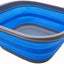 Tina plegable 10L plástico gris oscuro/azul