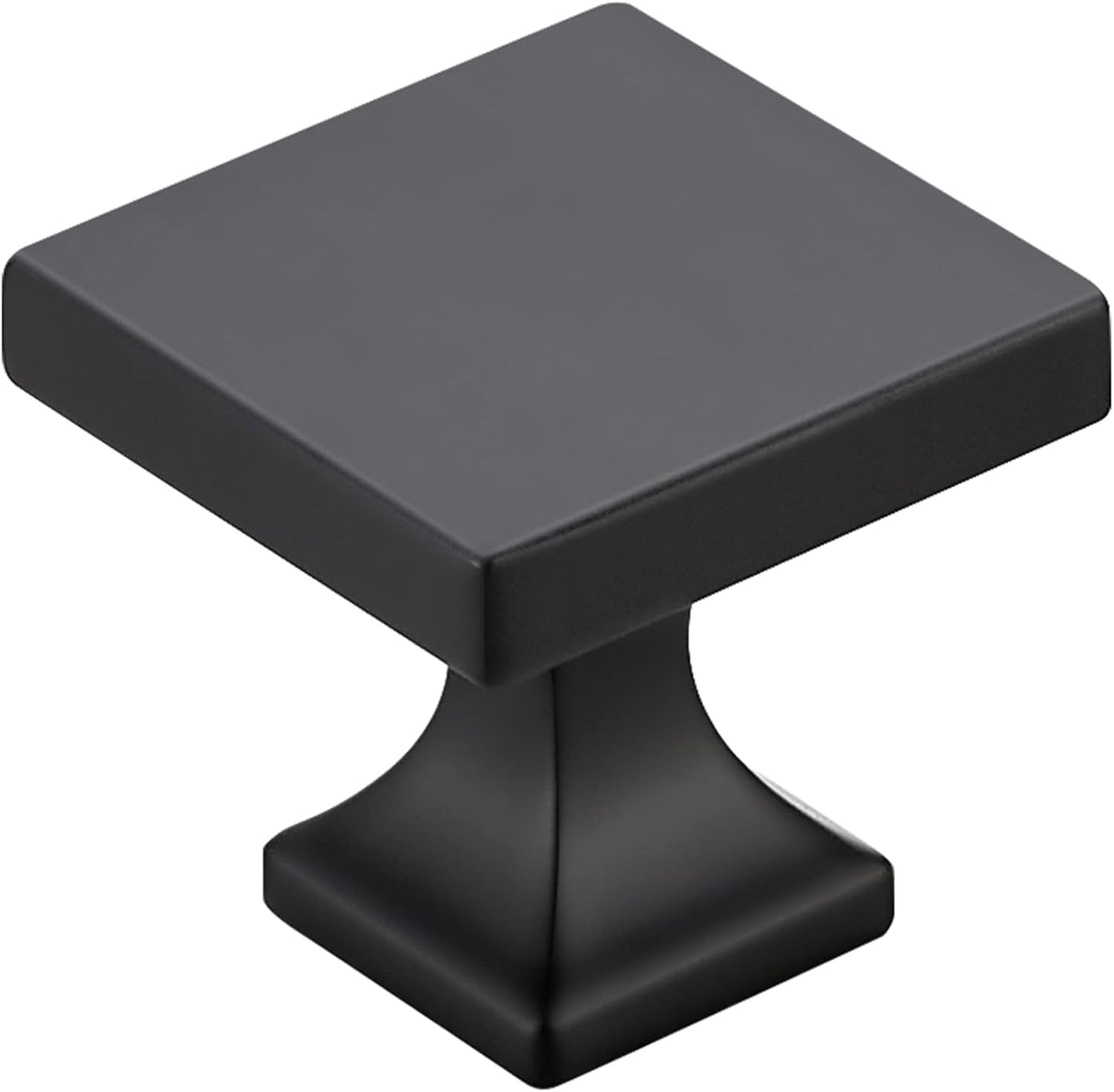 30 Pomos gabinete negro cocina cajones cuadrados mate