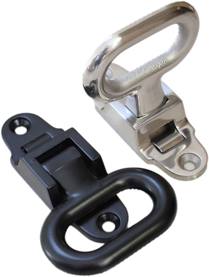2 Escalones Plegables Acero Inox 304 Antiderrap Negro