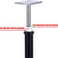 4 Postes Gato Ajustable 12.5-16.5pulg Soportes Elevación