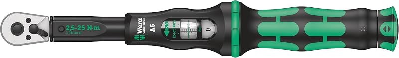 Llave dinamométrica 1/4 con trinquete 2.5-25 Nm