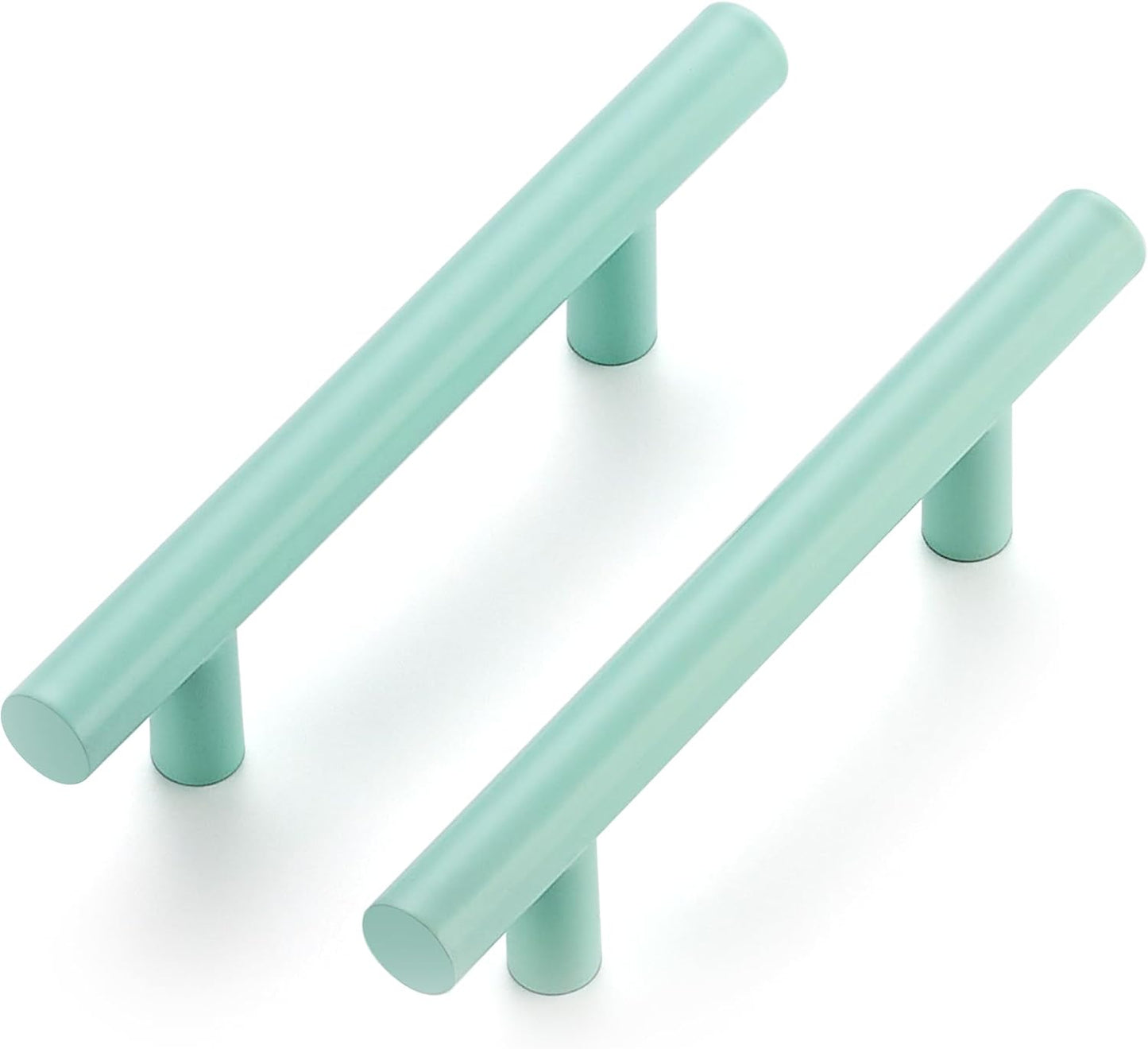 30 Manijas Acero Inox 5pulg Agujero 3pulg Verde