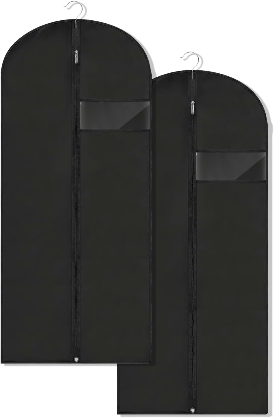 Bolsas colgar ropa 45" para traje viaje set 2 negro