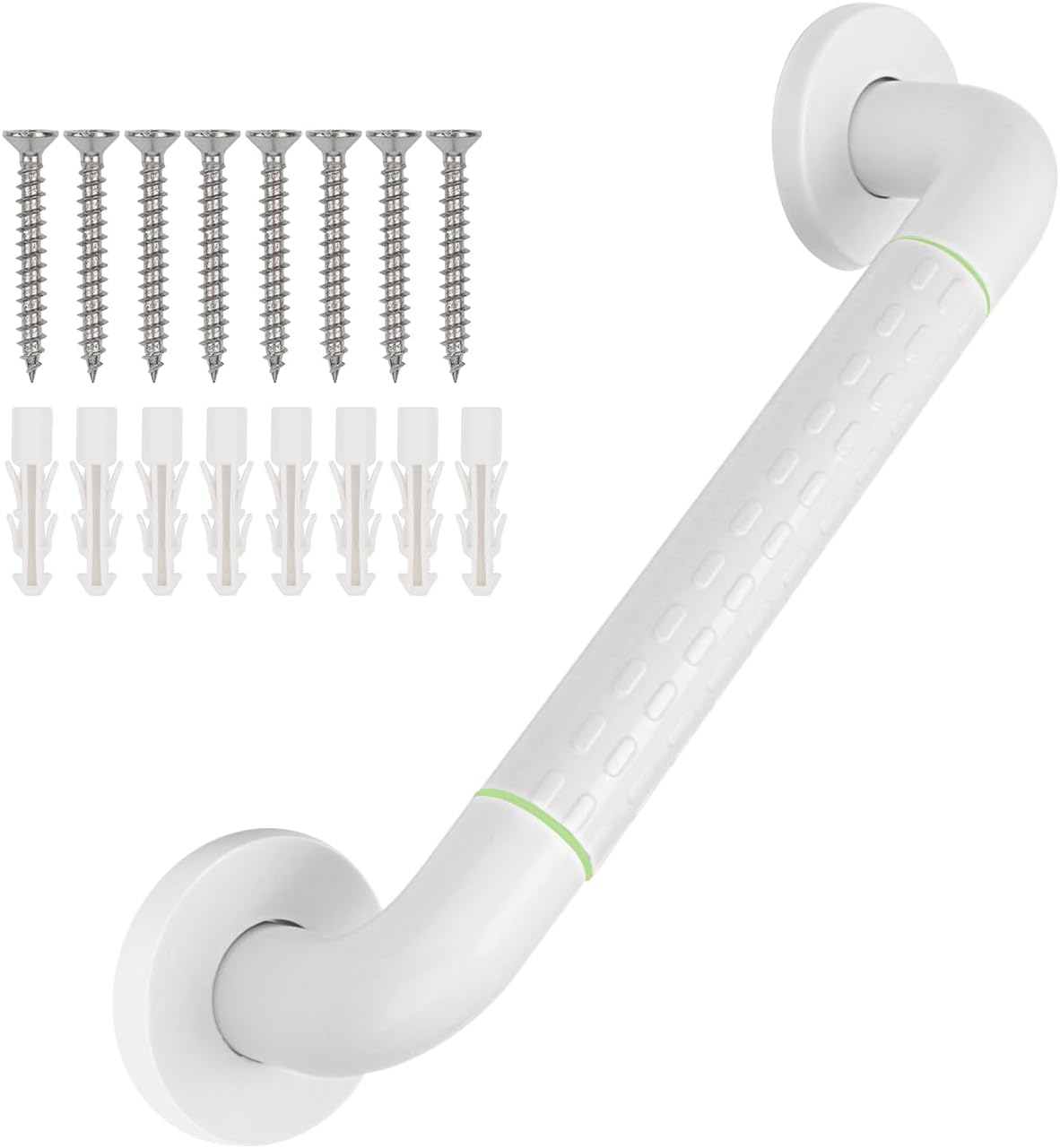 Barras apoyo bañera ducha antiderrap acero inox blanco