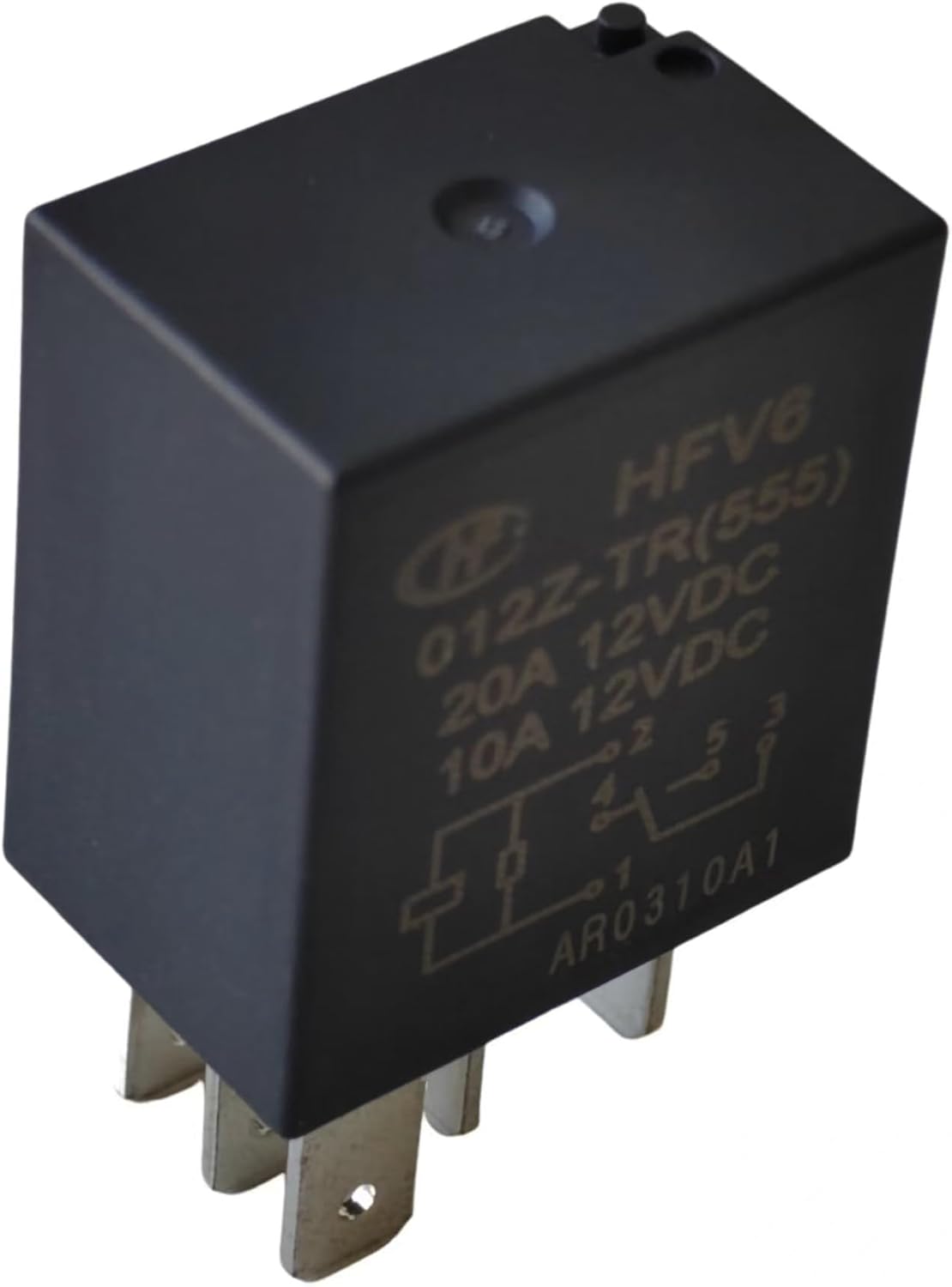 Relé potencia 5 pines HFV6-012Z-TR 12VDC 20A