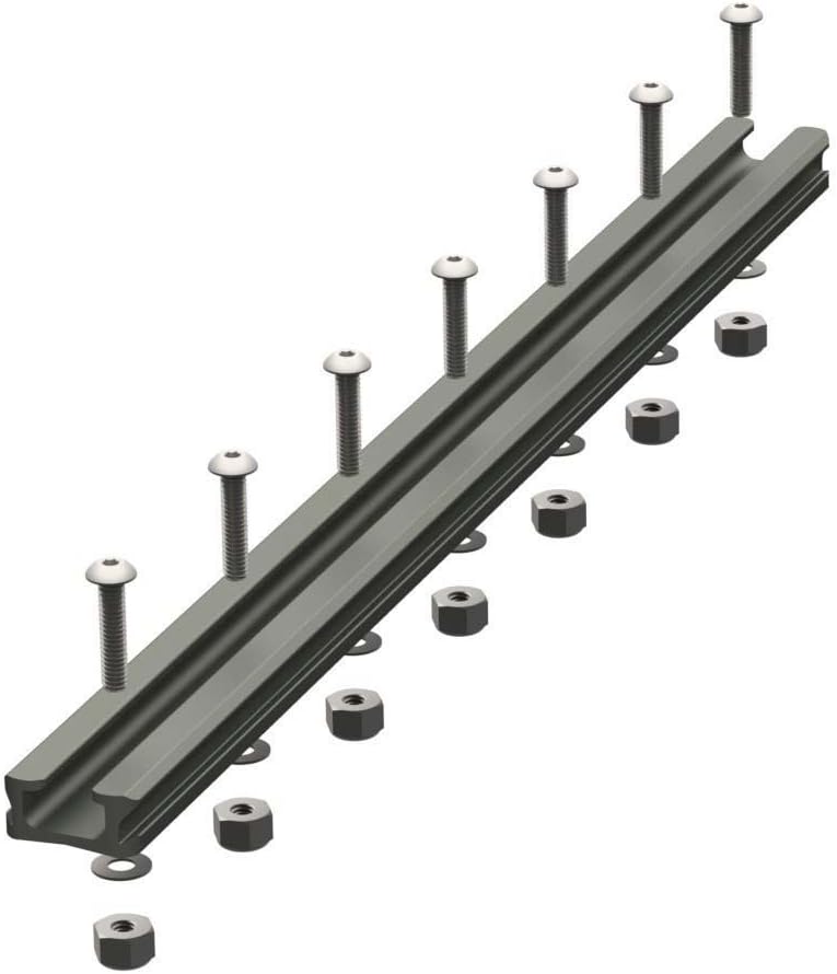 Pista de montaje de kayak aluminio 12"