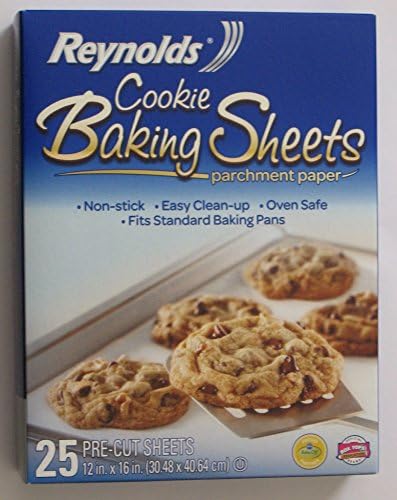 Hojas pergamino antiadherente para hornear galletas 25uds