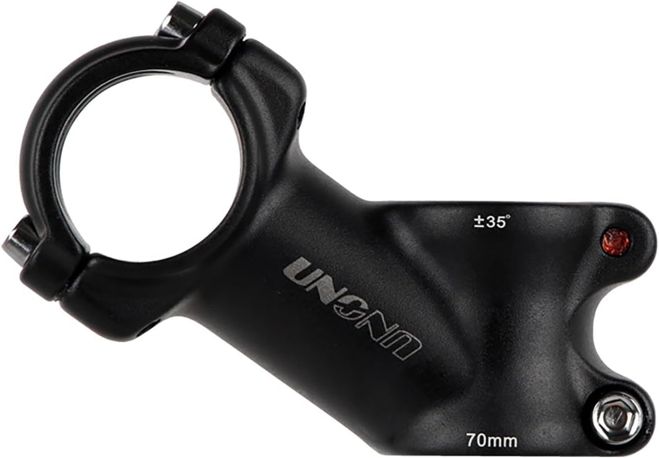 Vástago manillar bicicleta 31,8mm 70mm 35grados MTB negro