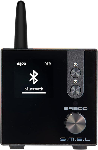 Amplificador HiFi 80W Clase D Bluetooth 5.0 negro