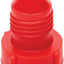 Tapón plástico rojo rosca 3/8-24 pack 20