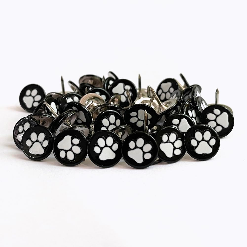 100 Tachuelas Metal Decorativas para Muebles y Cajas