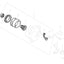 Kit pzas pistón cilindro esclavo embrague comp Honda