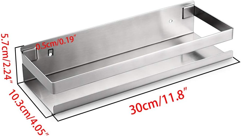 Estante ducha acero inox baño cesta cocina flotante