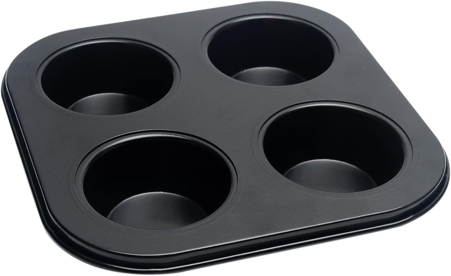 Molde para magdalenas 4 tazas antiadherente para cupcakes y hornear