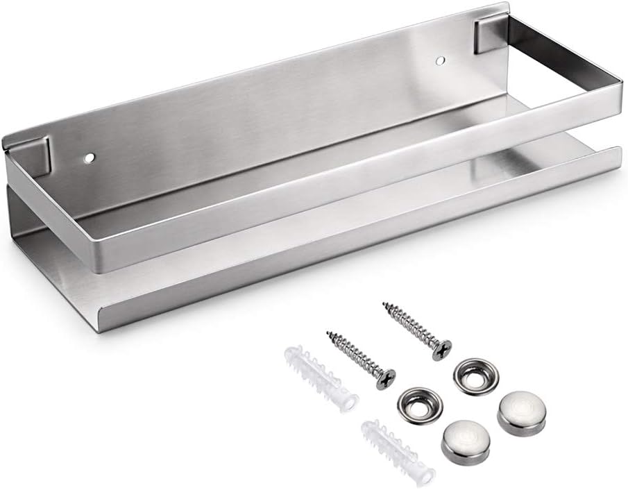 Estante ducha acero inox baño cesta cocina flotante